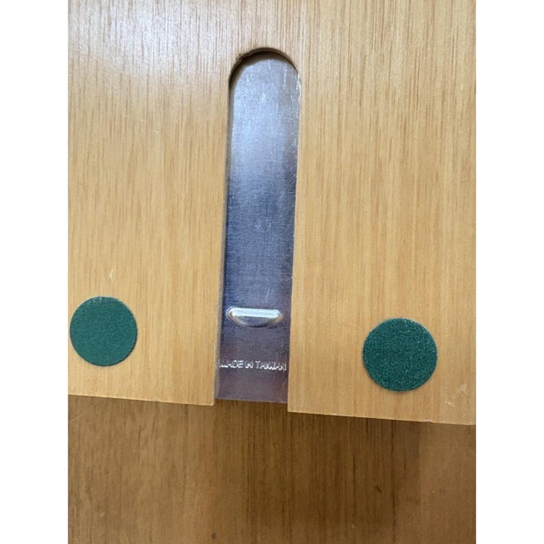 Vintage Bicycle Wooden Cribbage Board 3 Track 7 Pegs Red & White Made in Taiwan image 6