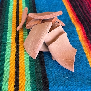 Mexican Edible Terracotta Clay Pieces, Barro Comestibles, Barro sin Pintura de Mexico, Mexico Natural Clay Chunks