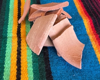 Mexican Edible Terracotta Clay Pieces, Barro Comestibles, Barro sin Pintura de Mexico, Mexico Natural Clay Chunks