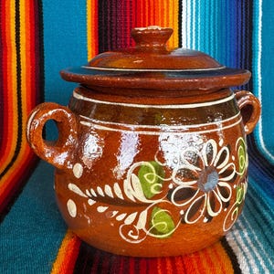 Olla de Barro Chica, Barro Mexicano para Cafe de Olla, Mexican Clay Bean Pot, LIMITED QUANTITY REMAINING