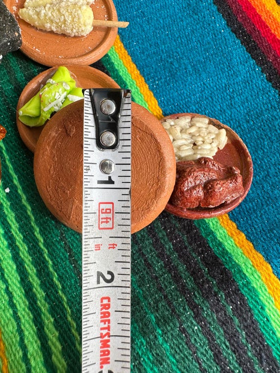 Miniature Mexican Food Dishes, Set of 9 Pieces - Etsy