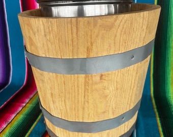 Bote de Acero Inoxidable para la Nieve! Nieve de Garrafa, XL stainless steel container, Madera para la Nieve de Garrafa, Nieve Tradiciónal
