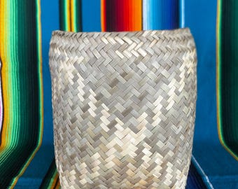 Handwoven Palm Basket Made in Mexico, Versatile Item, Handwoven Extra Large Tortilla Basket