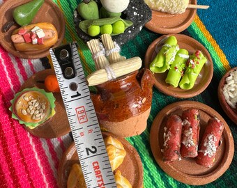 Miniature Mexican Food Dishes, Set of 9 Pieces - Etsy