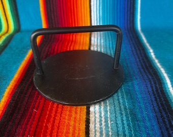 Steel Griddle Accesory, Griddle Burger Weight, Patty Press, Handmade Item