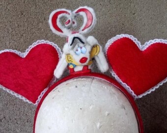 Benutzerdefinierte leuchten Roger Rabbit Ohren, die Roger Rabit umrahmt,