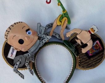 Benutzerdefinierte Light Up Toy Story Mutant Spielzeug Ohren, Seitenohren, Baby Gesicht Ohren, Duckie Ohren, Beine Ohren, Spielzeug Geschichte Stirnband