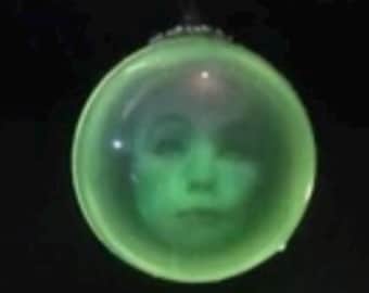 Light up Madame Leota necklace