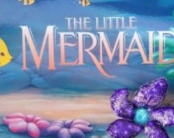 Light up Little mermaid flower.  Can be hair accessory or hair accessory