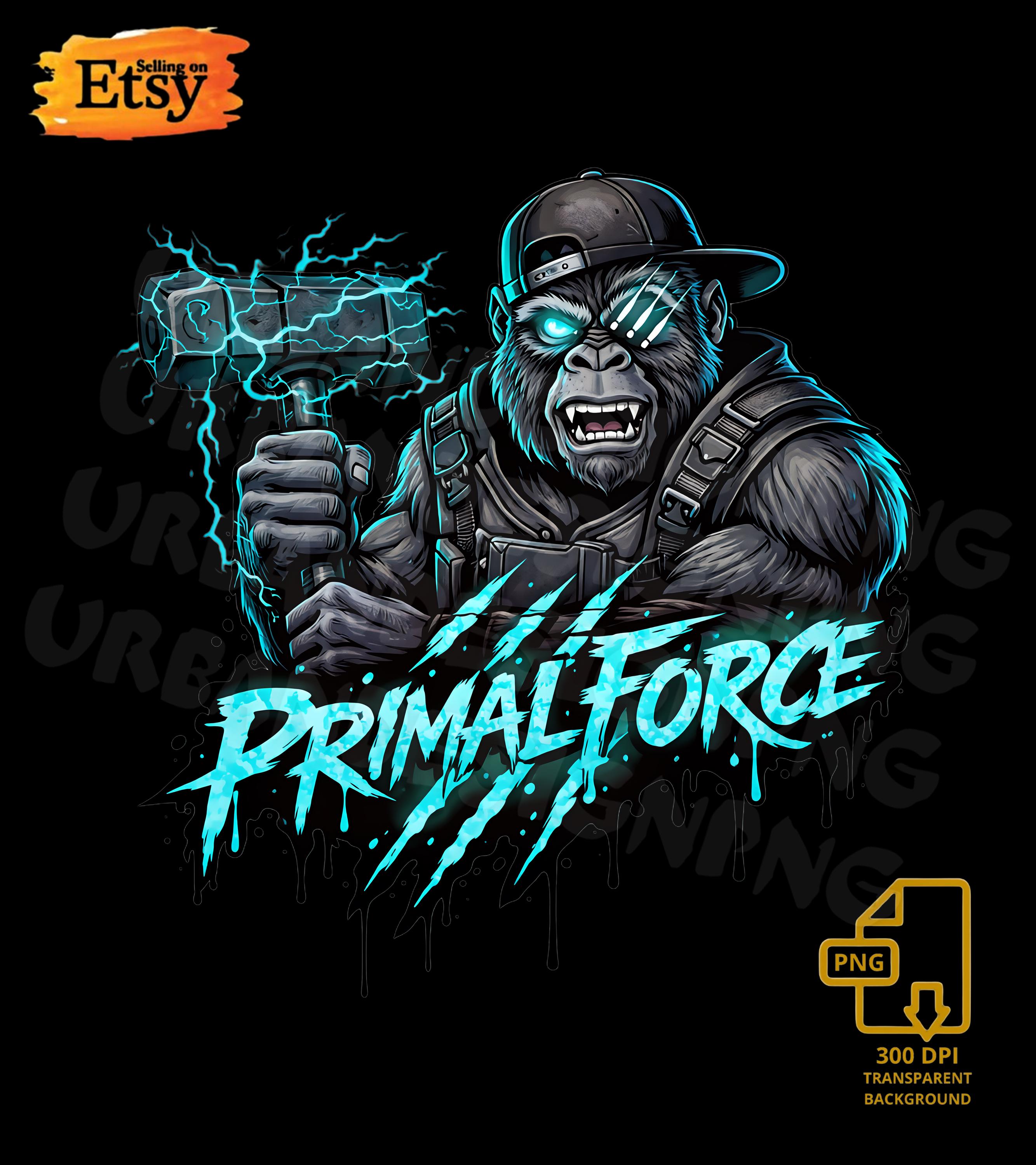 Cyber Gorilla - Etsy