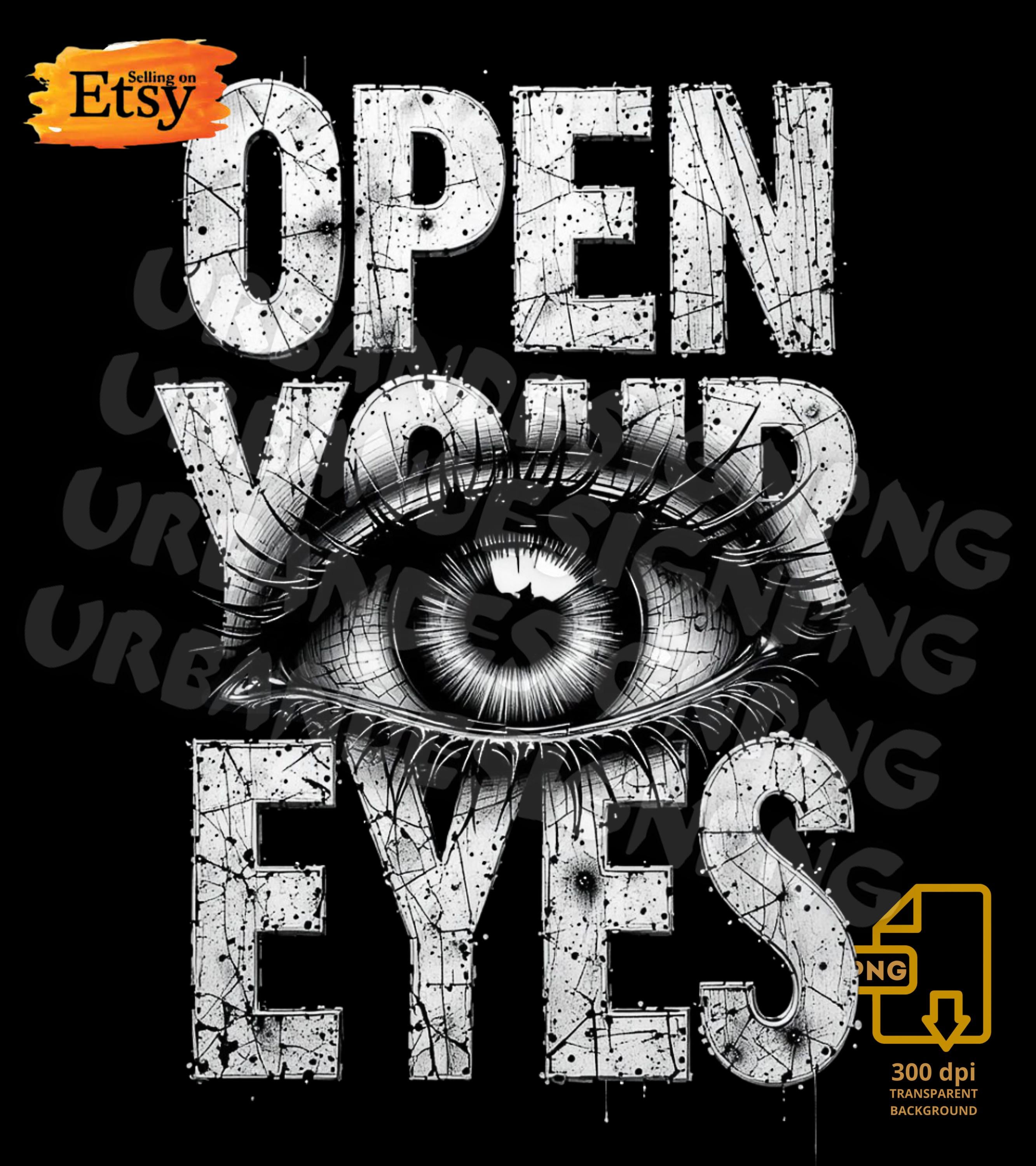 Open Your Eyes Shirt - Etsy
