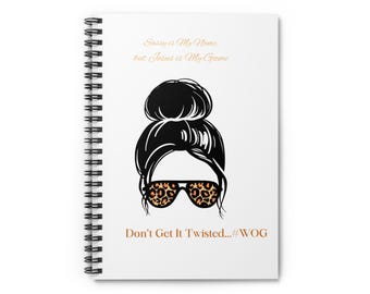 Woman of God (#WOG) Spiral Notebook - Ruled Line