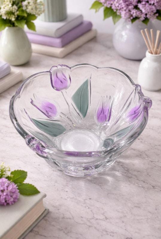 Mikasa Purple Glass - Etsy