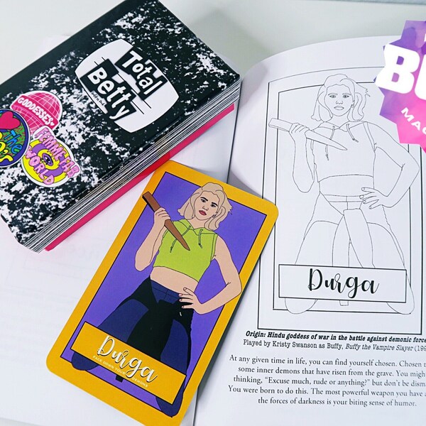 Total Betty Goddess Combo || 90’s Oracle Deck + Coloring Guidebook (1st Edition)