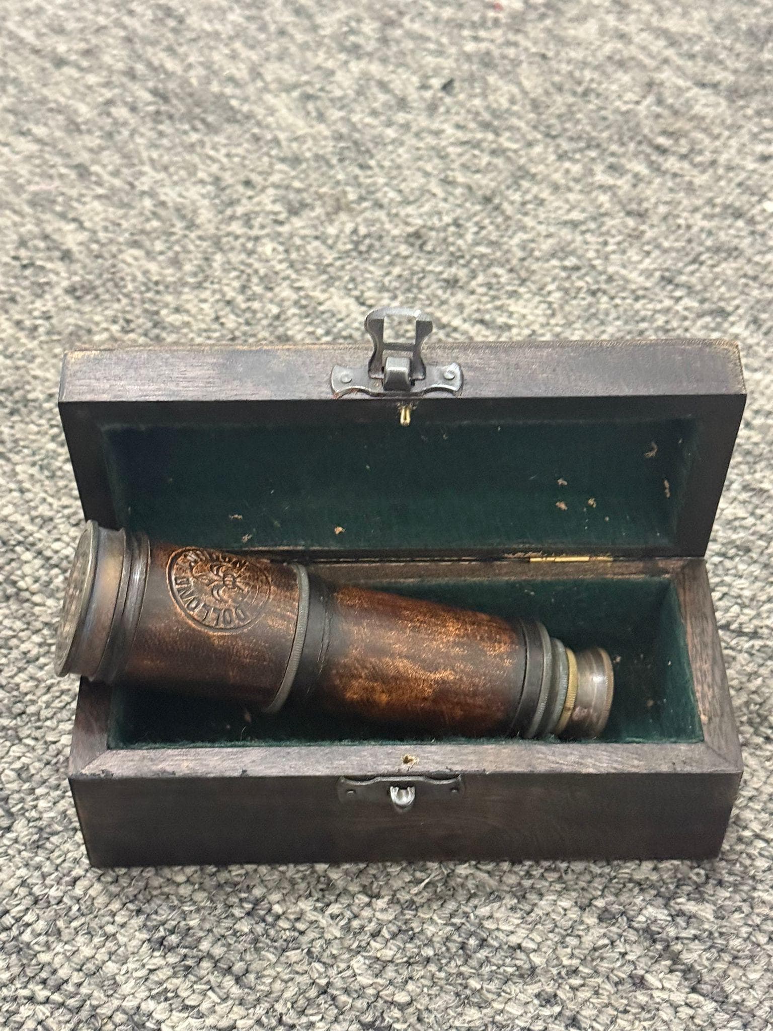 マリンアンティーク望遠鏡 16インチ 真鍮と革の海上用望遠鏡 - Etsy 日本