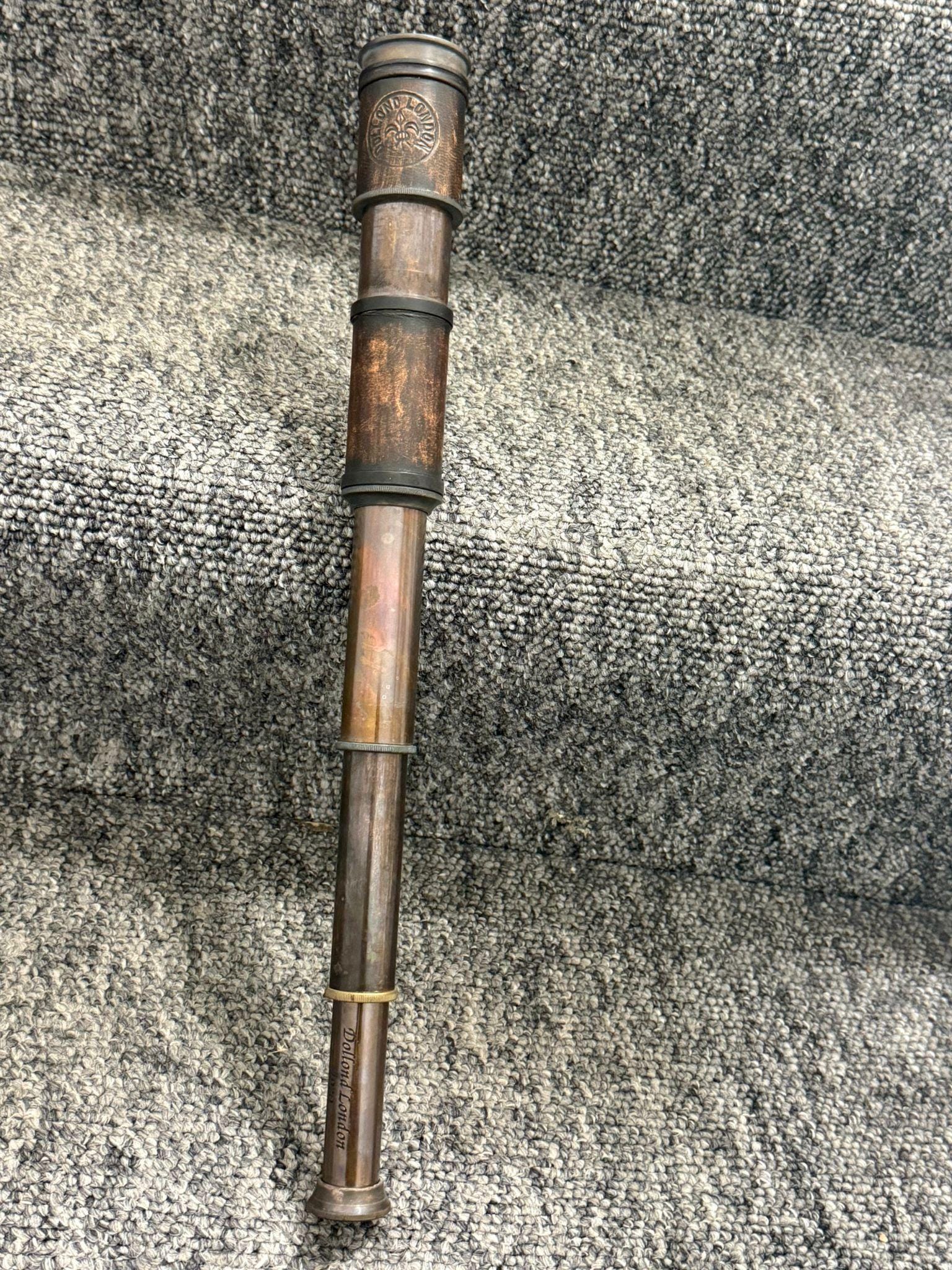 マリンアンティーク望遠鏡 16インチ 真鍮と革の海上用望遠鏡 - Etsy 日本