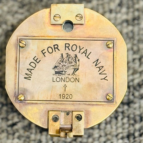 マリンアンティーク望遠鏡 16インチ 真鍮と革の海上用望遠鏡 - Etsy 日本