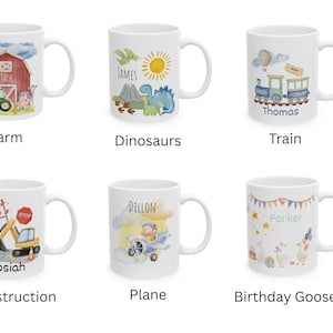 Personalized Hot Chocolate Mug, Custom Name Mug, Christmas Gift, Kid Mug, Birthday Mug Gift image 3