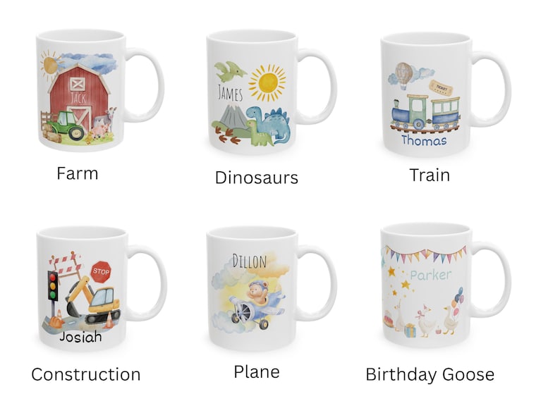 Personalized Hot Chocolate Mug, Custom Name Mug, Christmas Gift, Kid Mug, Birthday Mug Gift image 3