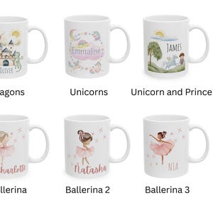 Personalized Hot Chocolate Mug, Custom Name Mug, Christmas Gift, Kid Mug, Birthday Mug Gift image 5
