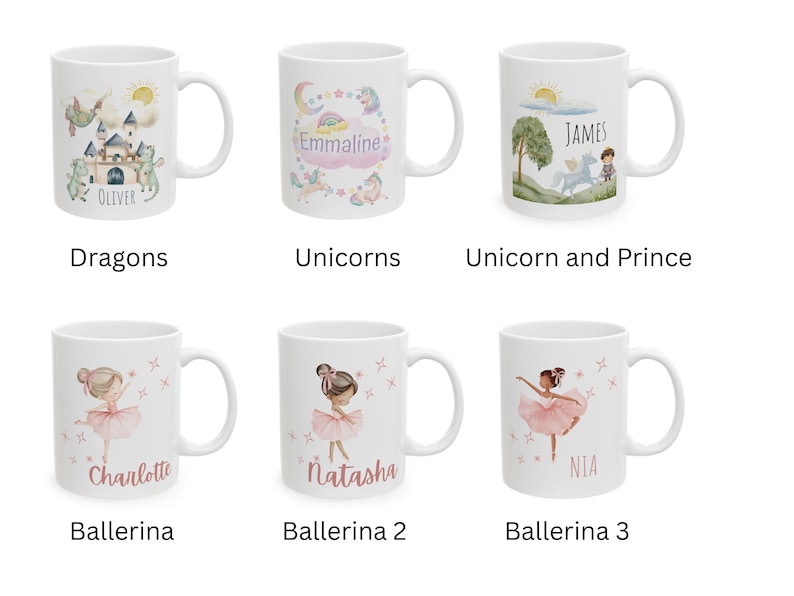 Personalized Hot Chocolate Mug, Custom Name Mug, Christmas Gift, Kid Mug, Birthday Mug Gift image 5