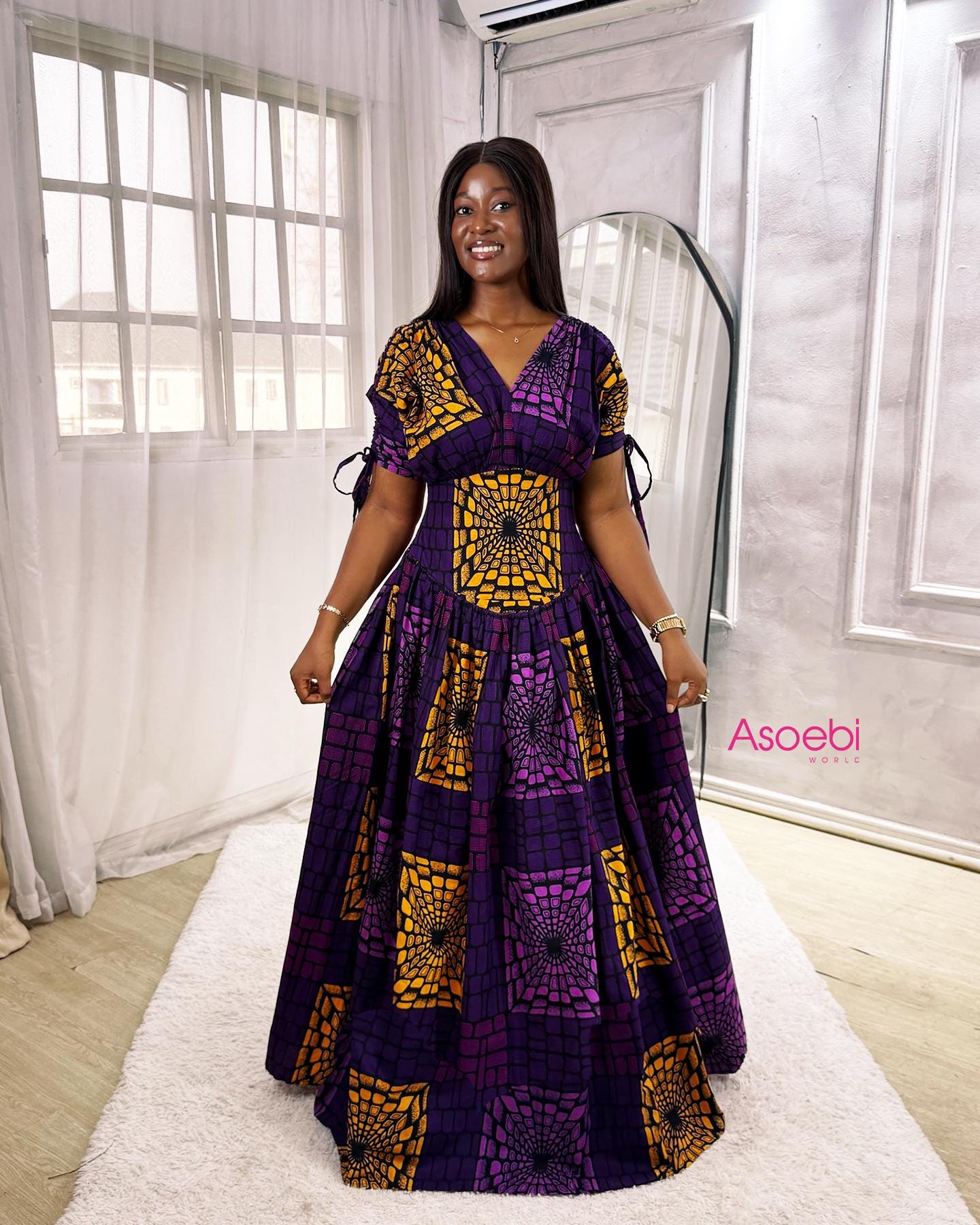 fitted lace wedding dress Harusi Kimono main image 0