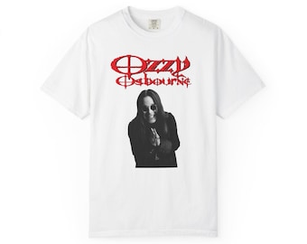 Vintage 1991 Ozzy Osbourne Cross Graphic T-shirt / Band Tee