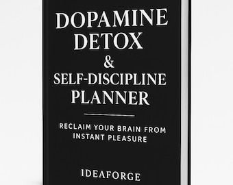Dopamine Detox Planner | 30-Day Reset, Focus Journal (PDF)