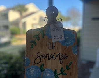 Hand-painted Custom Last Name Sign