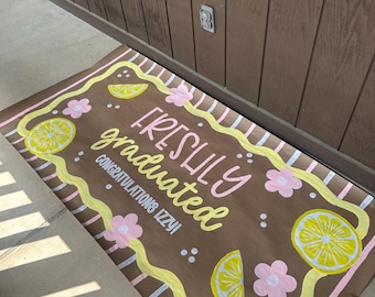 Graduation hand-painted banners