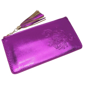 Feng Shui - Cartera de riqueza de serpiente Ngan Chee 2025 (púrpura)
