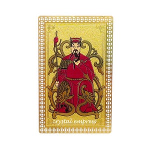 Feng Shui - 2 Stück 2025 Tai Sui Karte (Metall)