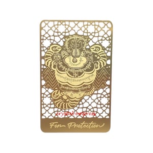 Feng Shui - 2 Stück 2025 Dorje Drolo Skorpion Gold Talisman Karte