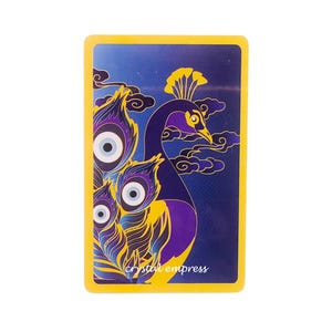 Feng Shui - 2 pezzi 2025 Magic Peacock Anti-furto con carta Mantra Malocchio