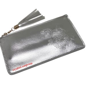 Feng Shui - Monedero de la riqueza con forma de serpiente Ngan Chee 2025 (plata)