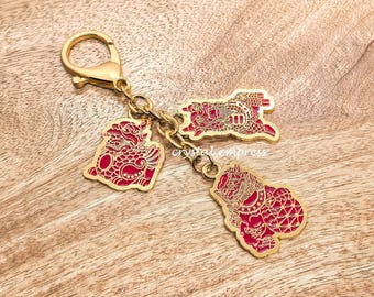 Carillon Feng Shui Cheval Ailé 9 Tiges - Symbole De Succès & Reconnaissance + Bracelet Chance Rouge Offert