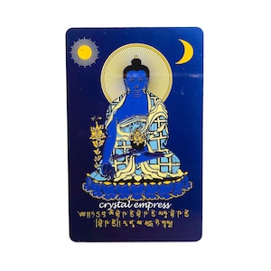 Feng Shui - 2 carte 2024 Mantra del Buddha della medicina