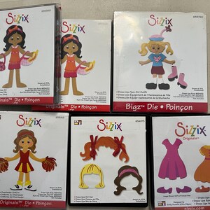 sizzix dress die cut SIZZIX ORIGINALS BIG RED DIE- DRESS UPS DRESSES & SHOES 654975