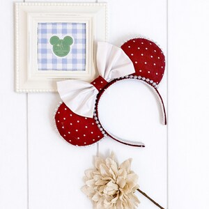 Pearl Minnie Ears Headband - Etsy display picture 2