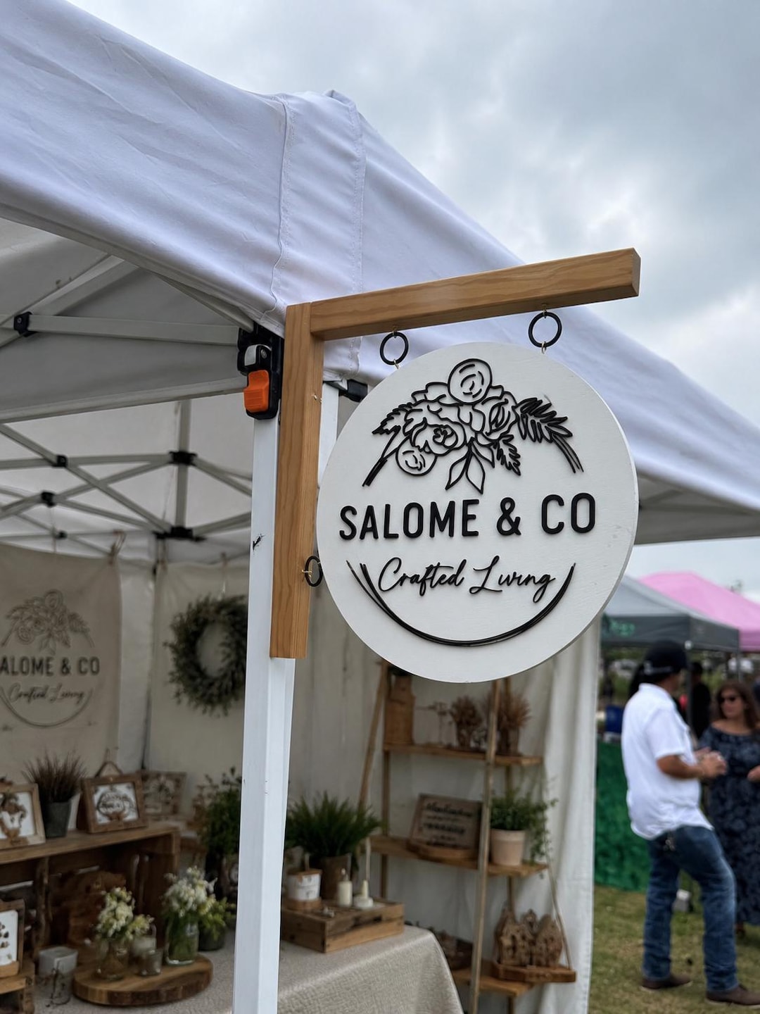Canapy Sign Magnetic Canopy Sign | Hanging Market Sign | Craft Fair Vendor Booth ...