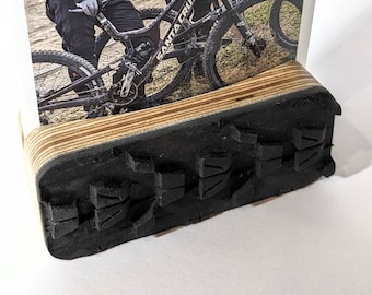 Mountain Bike Tyre Photo Stand Block - Medium