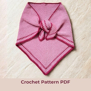 Dreieckstuch häkeln Anleitung Anfängerfreundlich Modernes leichtes Schultertuch DK Yarn Anleitung PDF Download