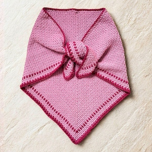 Triangle Scarf Crochet Pattern Beginner Friendly Modern Lightweight Shawl DK Yarn Tutorial PDF Download