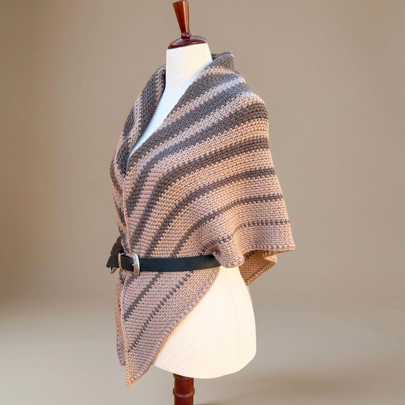 Instant Digital Download Crochet Pattern Triangle Shawl Wrap Design Beginner Friendly Guide Dk Yarn Modern Minimalist Boho Earthy Style Pdf Tutorial Handmade Clothing Accessory Instructions Advanced Beginner Level Easy Crochet Project Step