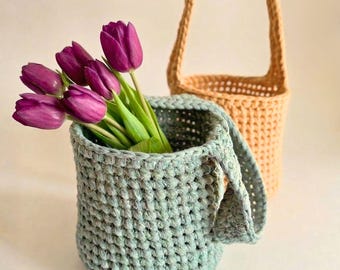 Crochet Bag Pattern Handbag Boho Tote Modern Rustic Tutorial Beginner Friendly Pdf Download Digital File Easy Instructions Step Guide Diy