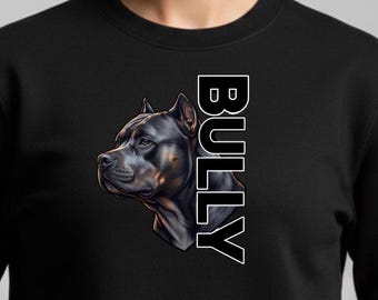 American Bully Sweatshirt | Unisex Dog Lover Graphic Gift Streetwear K9 Breed Art Fashion UK