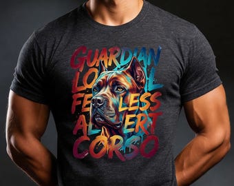 Cane Corso Graphic T Shirt | Unisex Working Dog Art Tee, Gift for Corso Owners