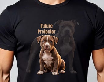 Pit Bull Puppy Shirt, Pitbull Dog Lover Gift, Puppy Graphic Tee