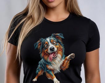 Australian Shepherd Shirt, Aussie Dog T-Shirt, Dog Lover Gift, Funny Meme Tee