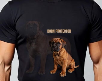 Boerboel Puppy Shirt, Protector Dog Lover Gift, African Mastiff Graphic Tee